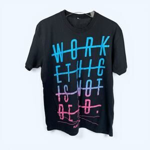 Flag Nor Fail Work Ethic Is Not Dead T-Shirt Men's Medium (see description)